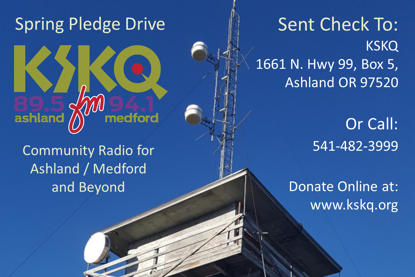 Spring Pledge Drive